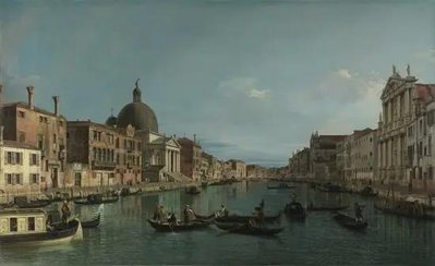 Veneția - Marele Canal cu S. Simeone Piccolo Ark11163 фото