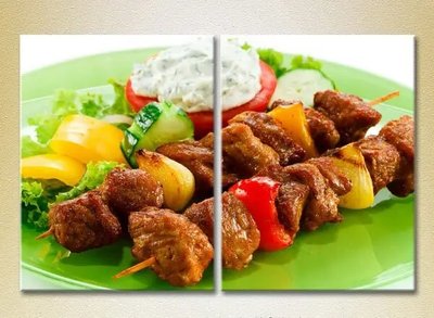Imagini modulare Shish kebab pe farfurie_01 Eda8713 фото