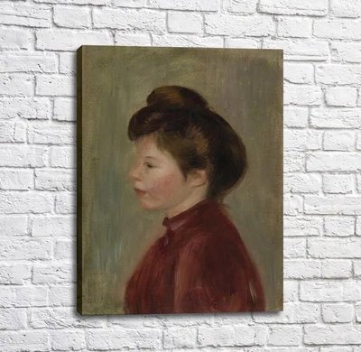 Картина Pierre Auguste Renoir Woman`s Profile, 1900 Ren14364 фото