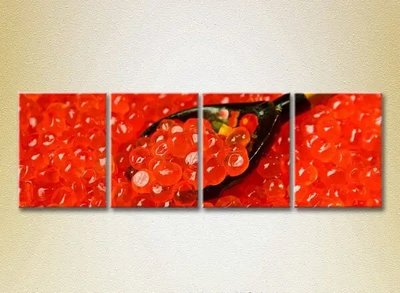 Tablouri modulare Red caviar_02 Eda6564 фото