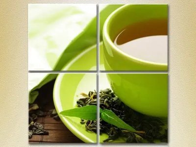 Модульные картины Зеленый чай Eda6614 фото
