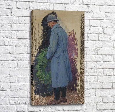 Картина Анри Мартен - Человек с венком (эскиз для памятника на кладбище) Imp12465 фото