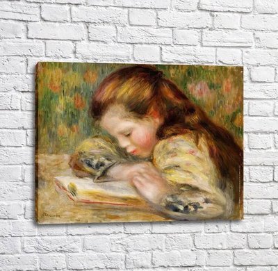 Картина Pierre Auguste Renoir, Child Reading Ren14515 фото