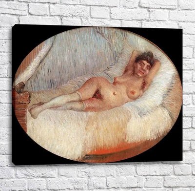 Картина Обнаженная в постели, Ван Гог Van11665 фото