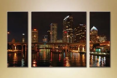 Tablouri modulare Night Tampa Bay Gor7116 фото