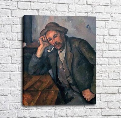 Pictură de Cezanne, Smoker Sez11816 фото