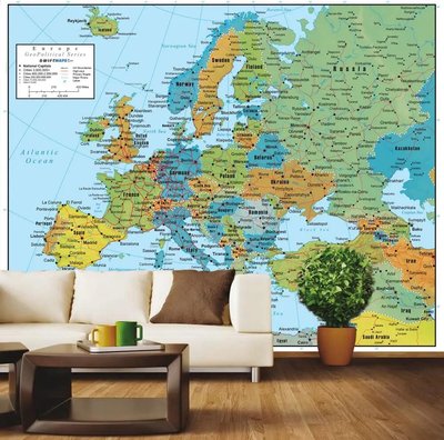 Геополитическая карта Европы Sov1116 фото