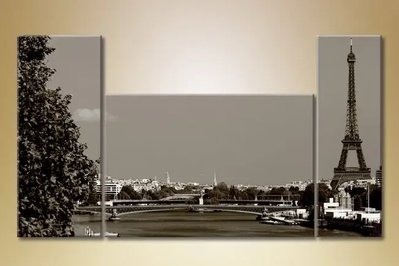 Модульные картины Эйфелева башня Gor7417 фото