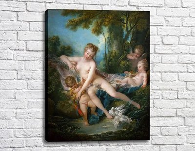 Pictură cu Venus care îl mângâie pe Cupidon Fra11317 фото