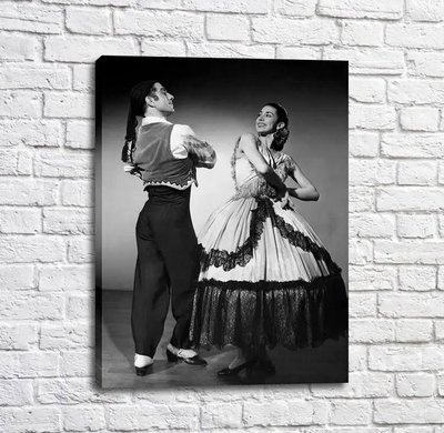 Poster Leonid Masin și Fonteyn Margo în dans, balet Tan17322 фото