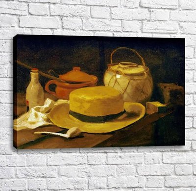 Картина Натюрморт с соломенной шляпой Van11667 фото