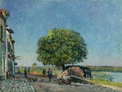 Castanul de la Saint-Mammes, 1880 Sis11191 фото