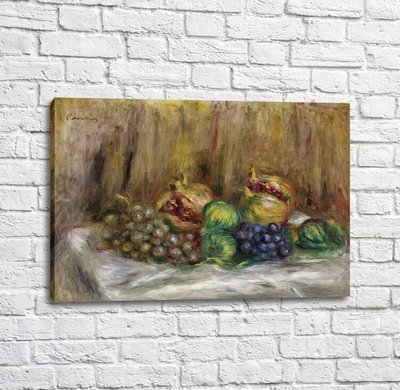 Картина Pierre Auguste Renoir Still Life with Granates, Figs and Grapes Ren14292 фото