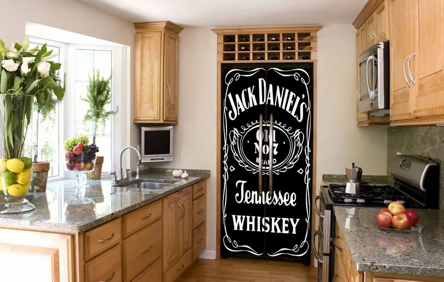 Autocolant 3D pentru ușă, Jack Daniels ST333 фото