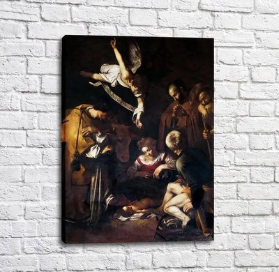 Pictură Nașterea Domnului cu Sfinții Francisc și Lawrence Kar13369 фото