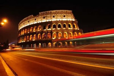 Fototapet Roma, Colosseum noaptea Gor4119 фото