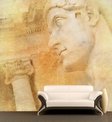 Фотообои Скульптура римского императора Константина Великого в античном зале 3D2370 фото