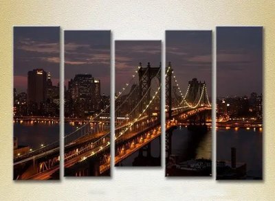 Модульные картины Манхэттенский мост_03 Gor10070 фото