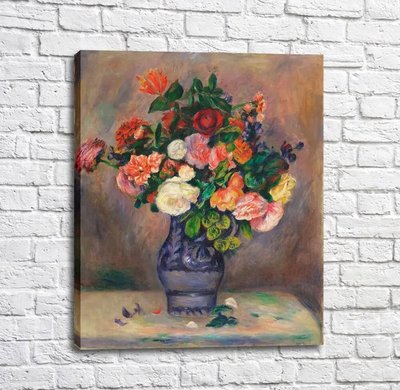 Картина Pierre Auguste Renoir, French, Flowers in a Vase Ren13971 фото