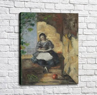 Картина Cezann, Girl, 1872 73 Sez11820 фото