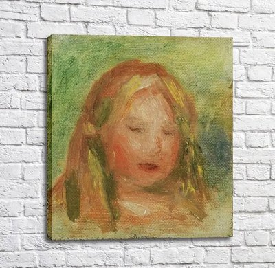 Картина Pierre Auguste Renoir Study of Child`s Head Ren14371 фото