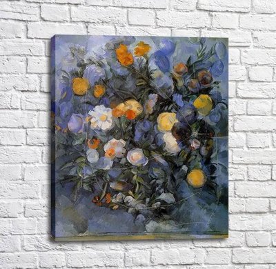 Картина Vase of Flowers, Cezanne Sez12821 фото