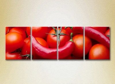 Tablouri modulare Tomate and chili Eda6521 фото