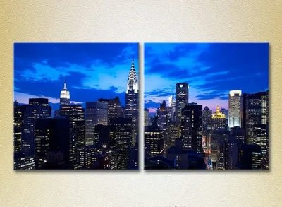 Модульные картины Нью-Йоркские небоскребы_02 Gor8971 фото