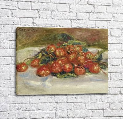 Картина Pierre Auguste Renoir Still Life with Strawberries Ren14372 фото