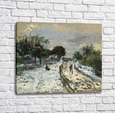 Картина Pierre Auguste Renoir Snowy Landscape, 1875 Ren14272 фото