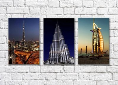 Вечерний Дубай и его небоскребы Bas6422 фото