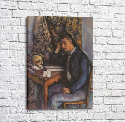 Pictură Băiat cu craniu, 1896 98 Sez11772 фото