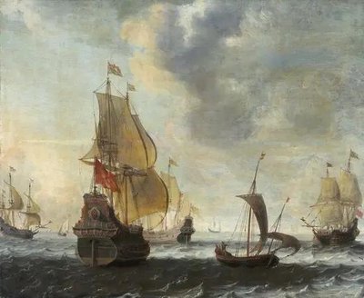 Голландские корабли при оживленном бризе Mor11973 фото