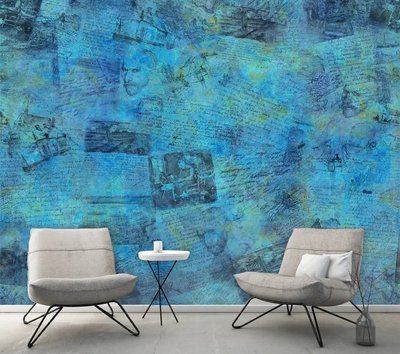 Fototapet Textura creată din lucrările lui Van Gogh, albastru Sov2873 фото