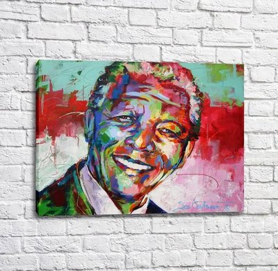 Poster Președintele Nelson Mandela, acrilic Izv17892 фото
