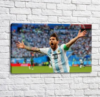 Poster Lionel Messi Argentina Fut17407 фото