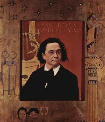 Portretul pianistului Josef Pembauer Kli12125 фото