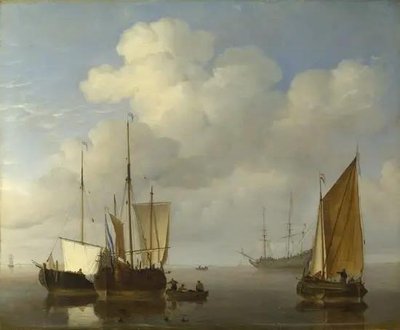 Dutch Ships in a Calm Mor11974 фото