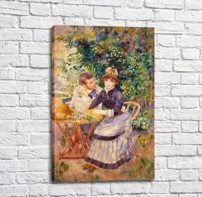 Картина Pierre Auguste Renoir In the Garden Ren14125 фото