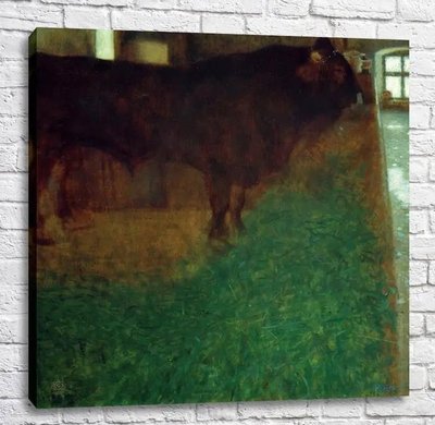 Картина Черный бык Kli13975 фото