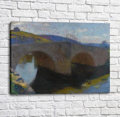 Картина Анри Мартен - Мост в Лабастид-дю-Вер Imp12525 фото