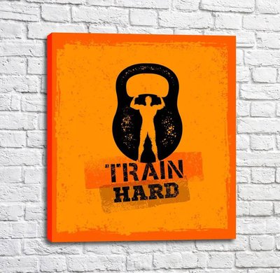 Poster Train Hard Mot15058 фото