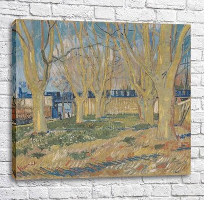 Картина Le Train Bleu, by Vincent van Gogh Van11574 фото