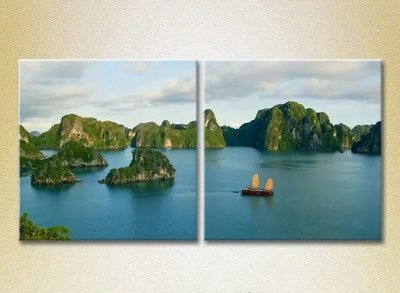 Модульные картины Бухта Халонг, Вьетнам Pri9775 фото