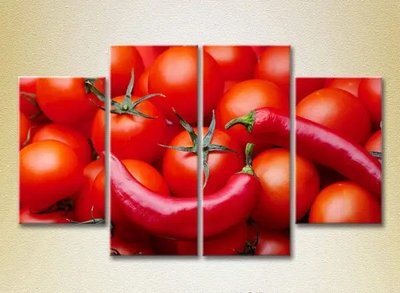 Tablouri modulare Tomate and chili_01 Eda6525 фото