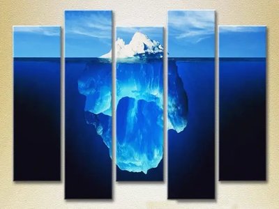 Tablouri modulare Iceberg subacvatic_07 Mor7475 фото