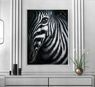 Ochi de zebră aproape ZHi14576 фото