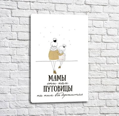 Постер Мамы как пуговицы Mot15159 фото