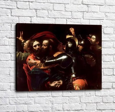 Pictură Luare în custodie, Caravaggio Kar13476 фото