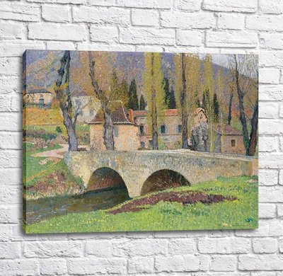 Картина Анри Мартен - Мост в Лабастид-дю-Вер,-1930 Imp12526 фото